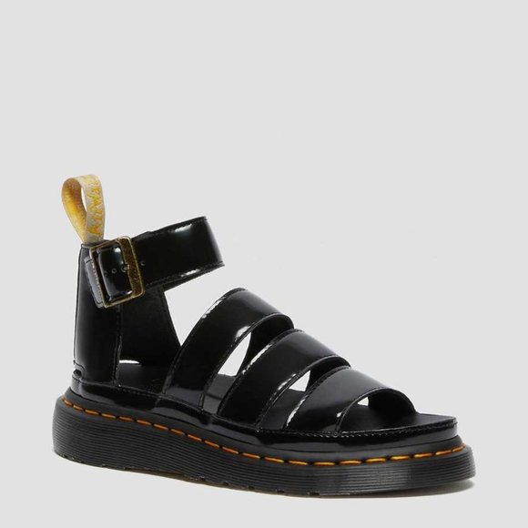 New Dr. Martens Clarissa Quad Platform Sandals - Picture 1 of 6